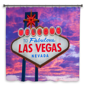Welcome To Las Vegas Sign Shower Curtain