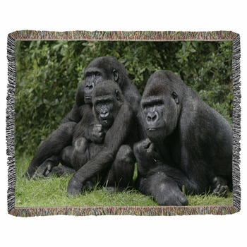 Gorilla Fleece Blanket Throws Free Personalization