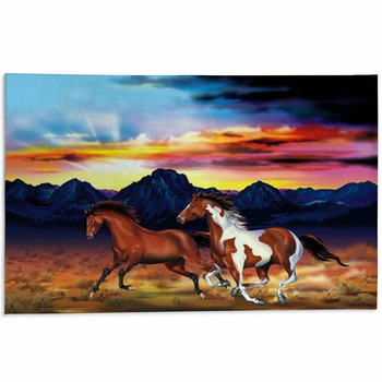 Horse Area Rugs & Custom Size Floor Mats