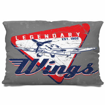 Vintage airplane clearance pillow