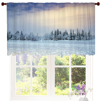 Winter Window Curtains Drapes Black Out Custom Sizes