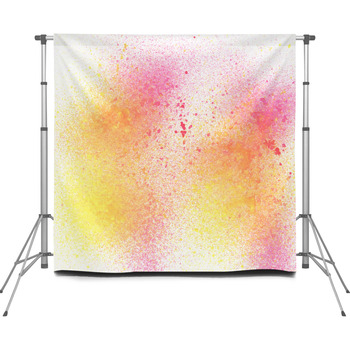 Pink and yellow Custom Backdrops | Available in Super Large Custom Sizes