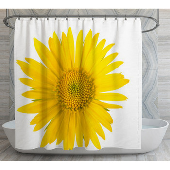 Yellow Daisy Shower Curtain