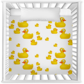 rubber duck crib bedding