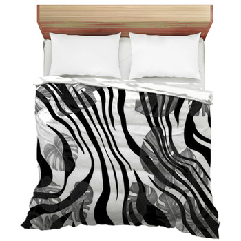 Zebra print Comforters, Duvets, Sheets & Sets | Personalized