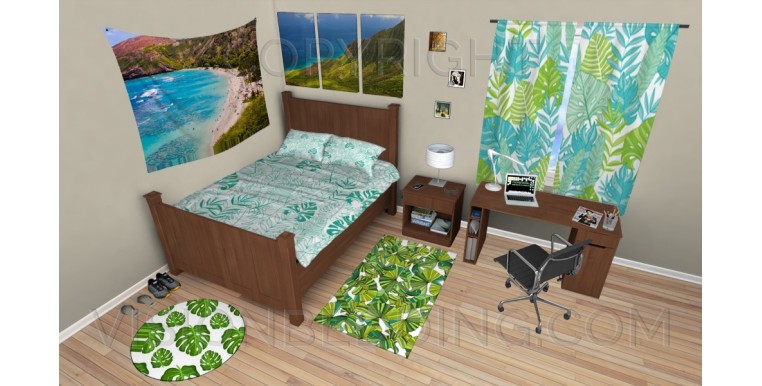 Hawaiian Comforters Duvet Covers Sheets Bed Sets