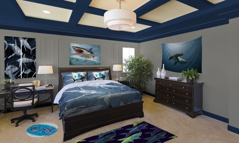 Shark Themed Bedroom Decorating Ideas