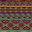 African Line Pattern Towels